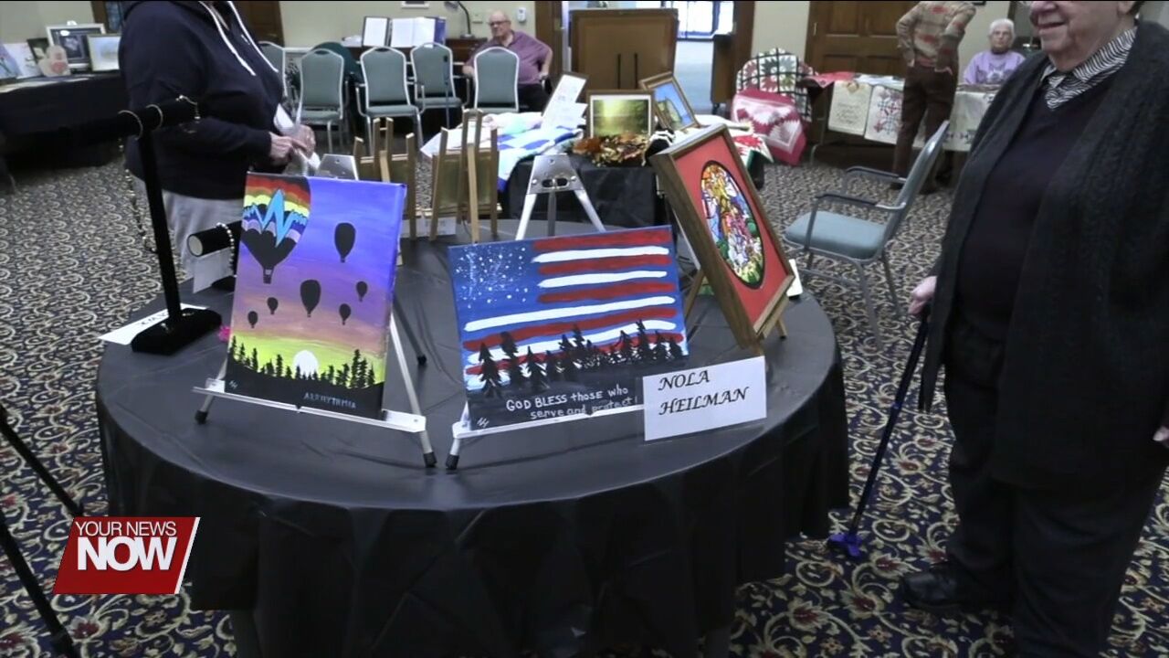 Art exhibit gives residents the chance to show off their talents at Otterbein SeniorLife Cridersville